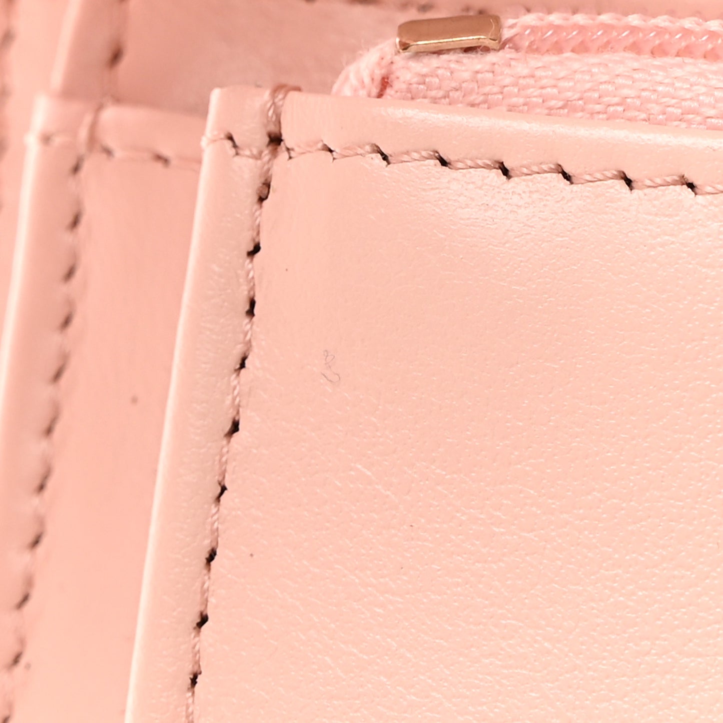 Caviar Quilted Medium Flap Wallet Light Pink