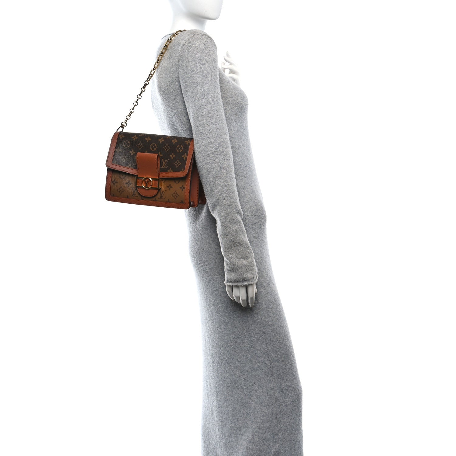 Louis Vuitton Reverse Monogram Dauphine MM 2 of 9