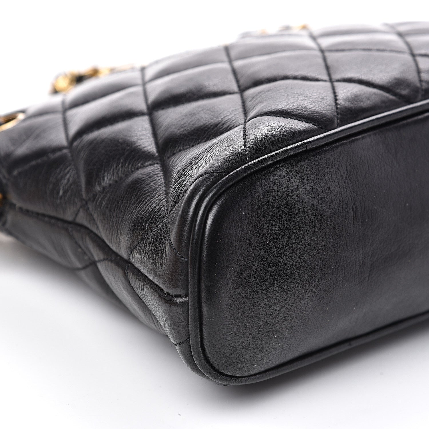 Chanel Calfskin Quilted Small Shoulder Bag Black 8 of 12