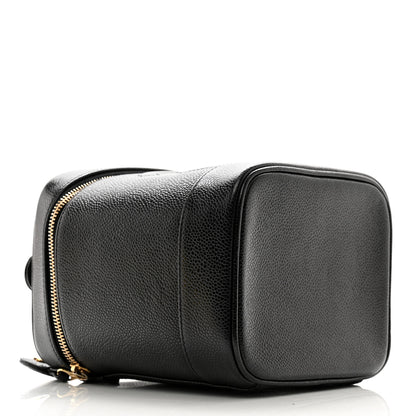 Chanel Caviar Cosmetic Vanity Bag Black 4 of 8