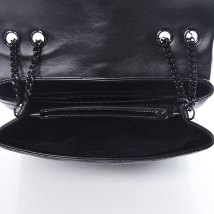 Saint Laurent Calfskin Y Quilted Monogram Medium Loulou Chain Satchel Black 5 of 11