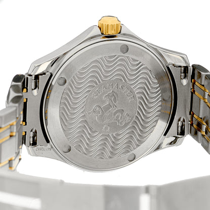 Omega Stainless Steel 18K Yellow Gold 36mm Seamaster 120M Quartz Watch Champagne 2311.10 4 of 4