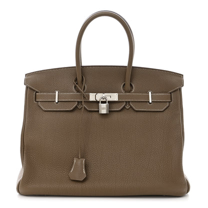 Hermes Togo Birkin 35 Etoupe 1 of 10