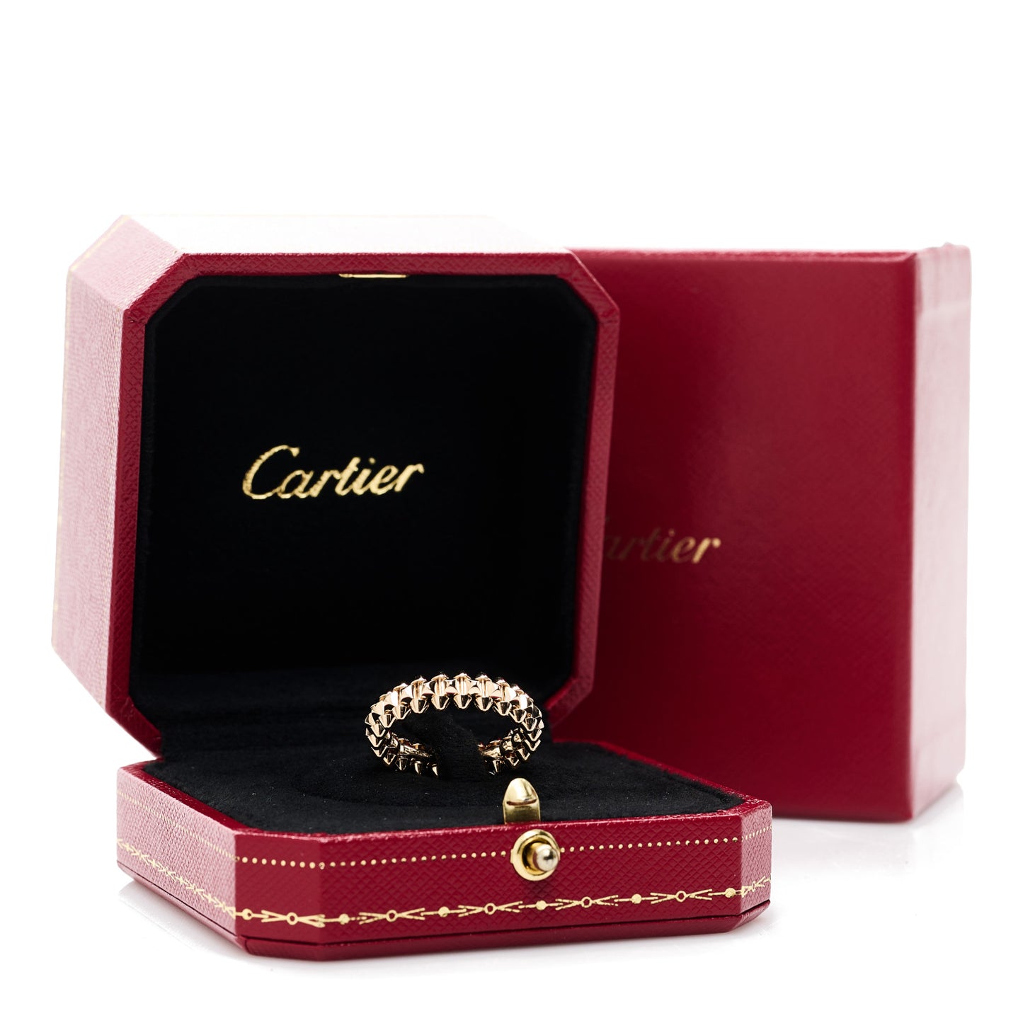 18K Pink Gold SM Clash De Cartier Ring 55 7.25