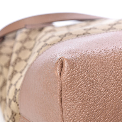 Gucci Monogram Large Bree Foldover Tote Beige Soft Pink 13 of 17