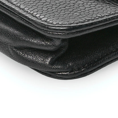 Chanel Caviar Timeless CC Wallet on Chain WOC Black 11 of 14