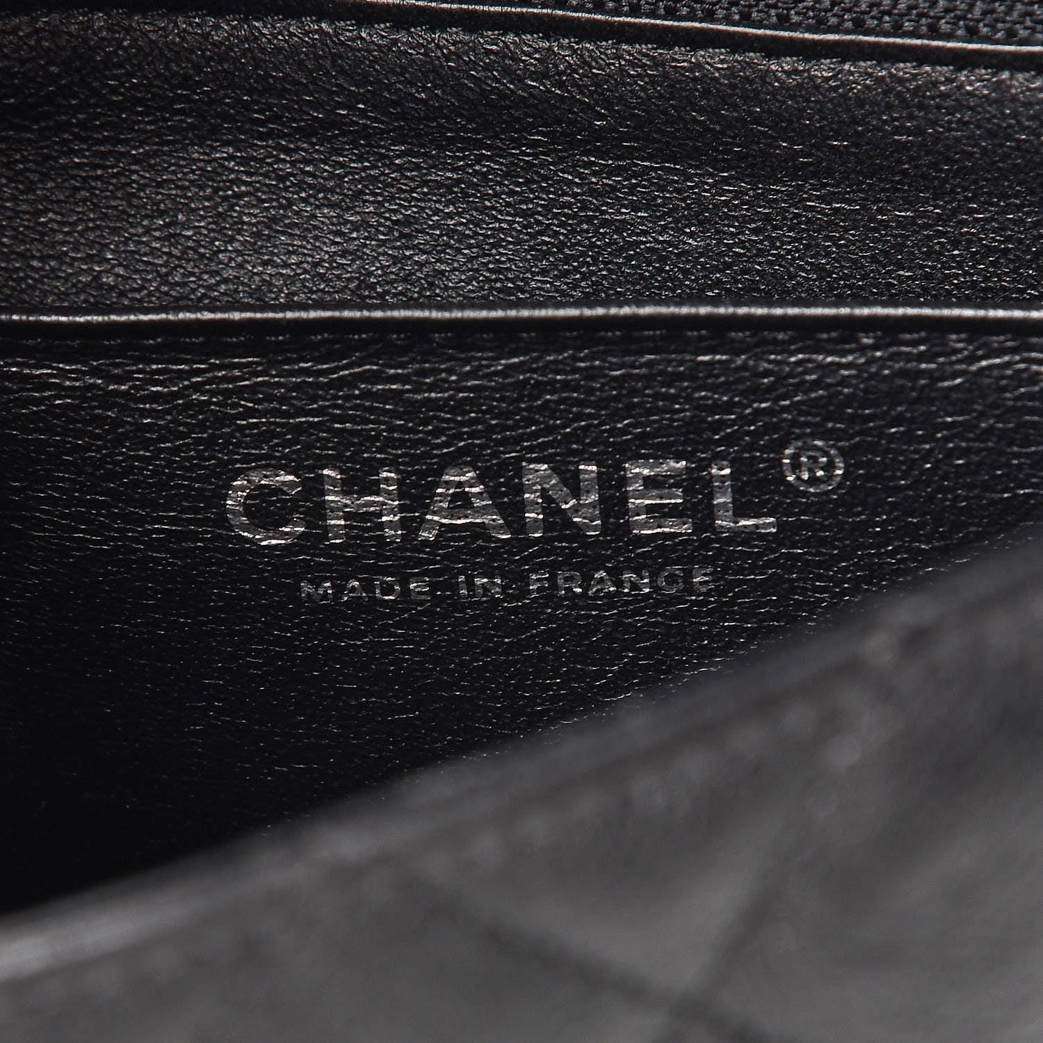 Chanel Crumpled Calfskin Quilted Mini Rectangular Flap So Black 6 of 7