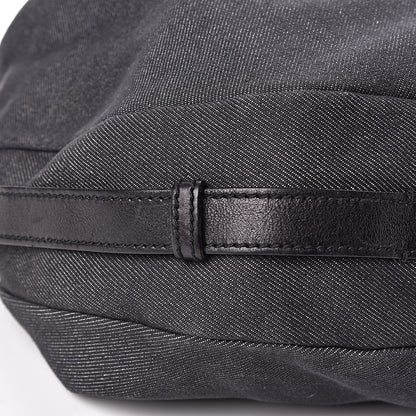 Saint Laurent Denim Mombasa Horn Sling Black 9 of 10