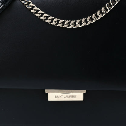 Saint Laurent Calfskin Medium Chain Babylone Black 10 of 12