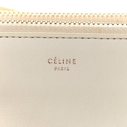 Celine Lambskin Small Trio Crossbody Bag White 8 of 13