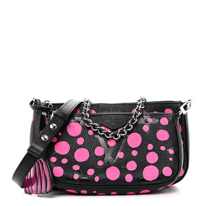 Louis Vuitton LV X YK Empreinte Multi Pochette Accessories Black Fuchsia 8 of 11