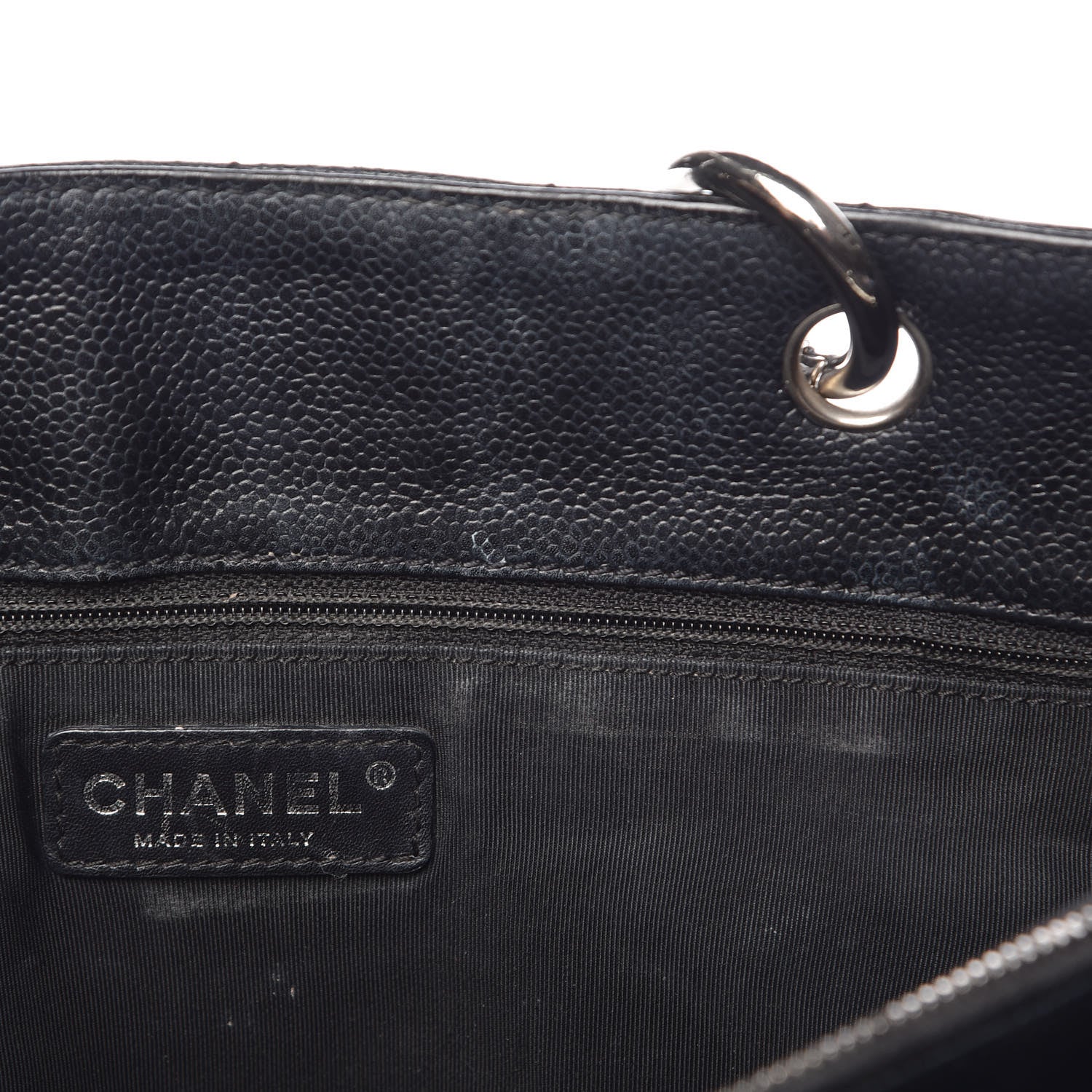 Chanel Caviar Quilted Grand Shopping Tote GST Black 8 of 15