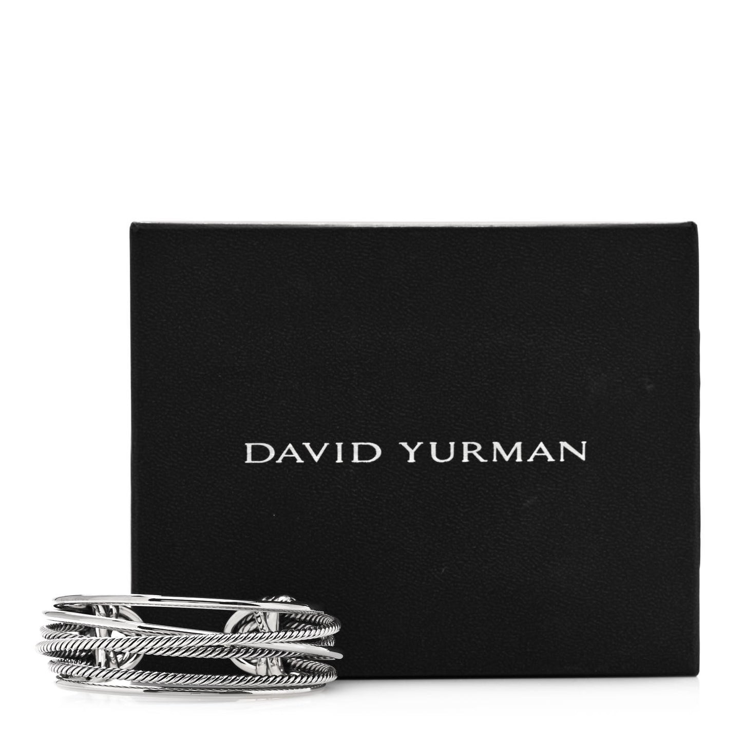Sterling Silver Narrow Crossover Cuff Bracelet