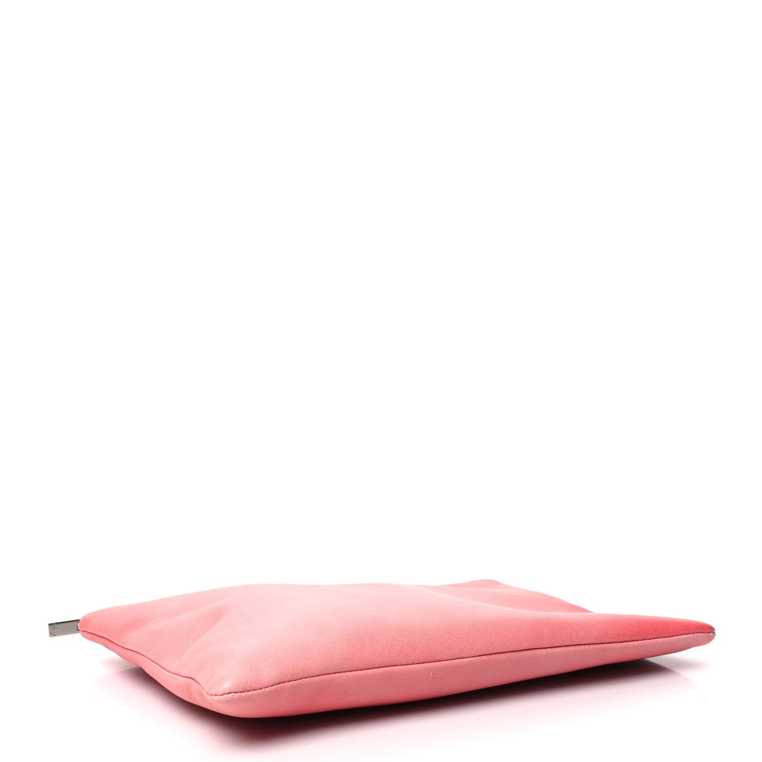 Celine Cloudy Lambskin Solo Zip Pouch Pink 4 of 11