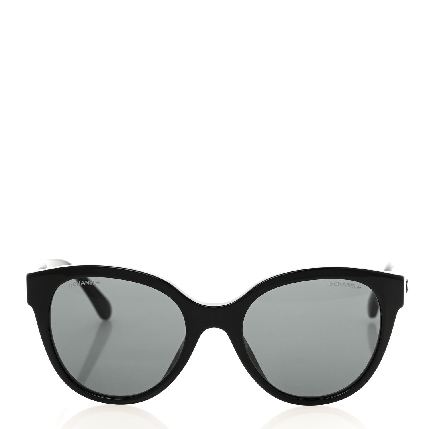 Chanel Acetate CC Butterfly Sunglasses 5414-A Black 2 of 9