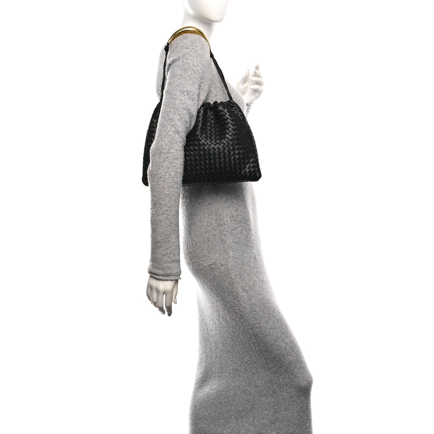 Bottega Veneta Nappa Intrecciato Dustbag Handle Black 2 of 9