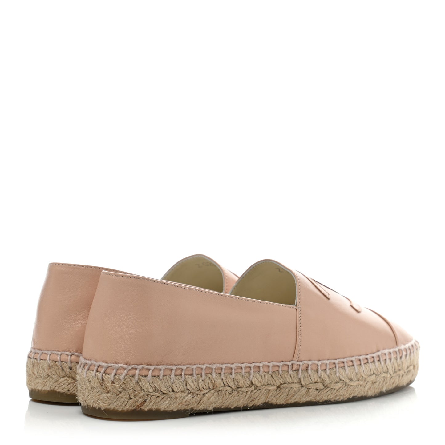 Lambskin CC Espadrilles 39 Nude