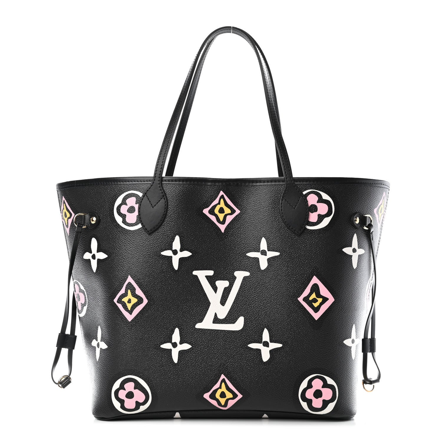 Louis Vuitton Monogram Giant Wild At Heart Neverfull MM Black 1 of 4