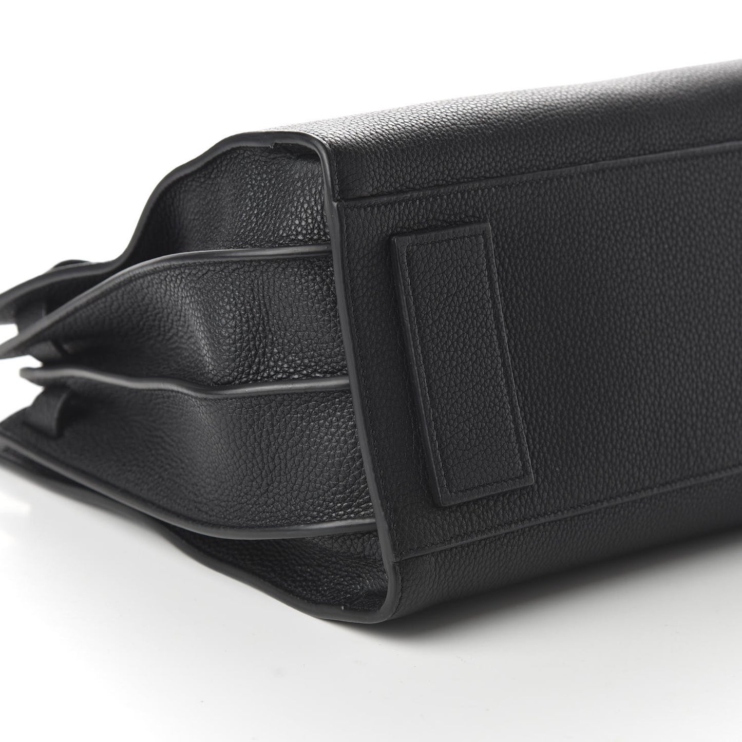 Grained Calfskin Small Supple Sac De Jour Black