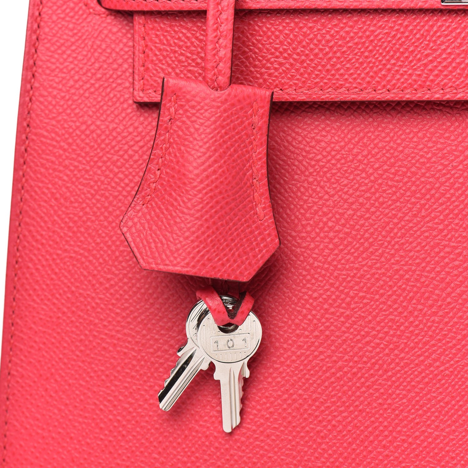 Hermes Epsom Kelly Sellier 28 Rose Extreme 19 of 27