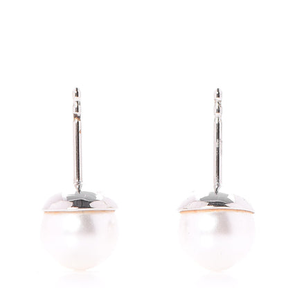 Christian Dior Mise En Dior Tribal Earrings Matte Black Pearl 4 of 4