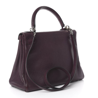 Hermes Chevre Mysore Kelly Retourne 28 Raisin 4 of 12