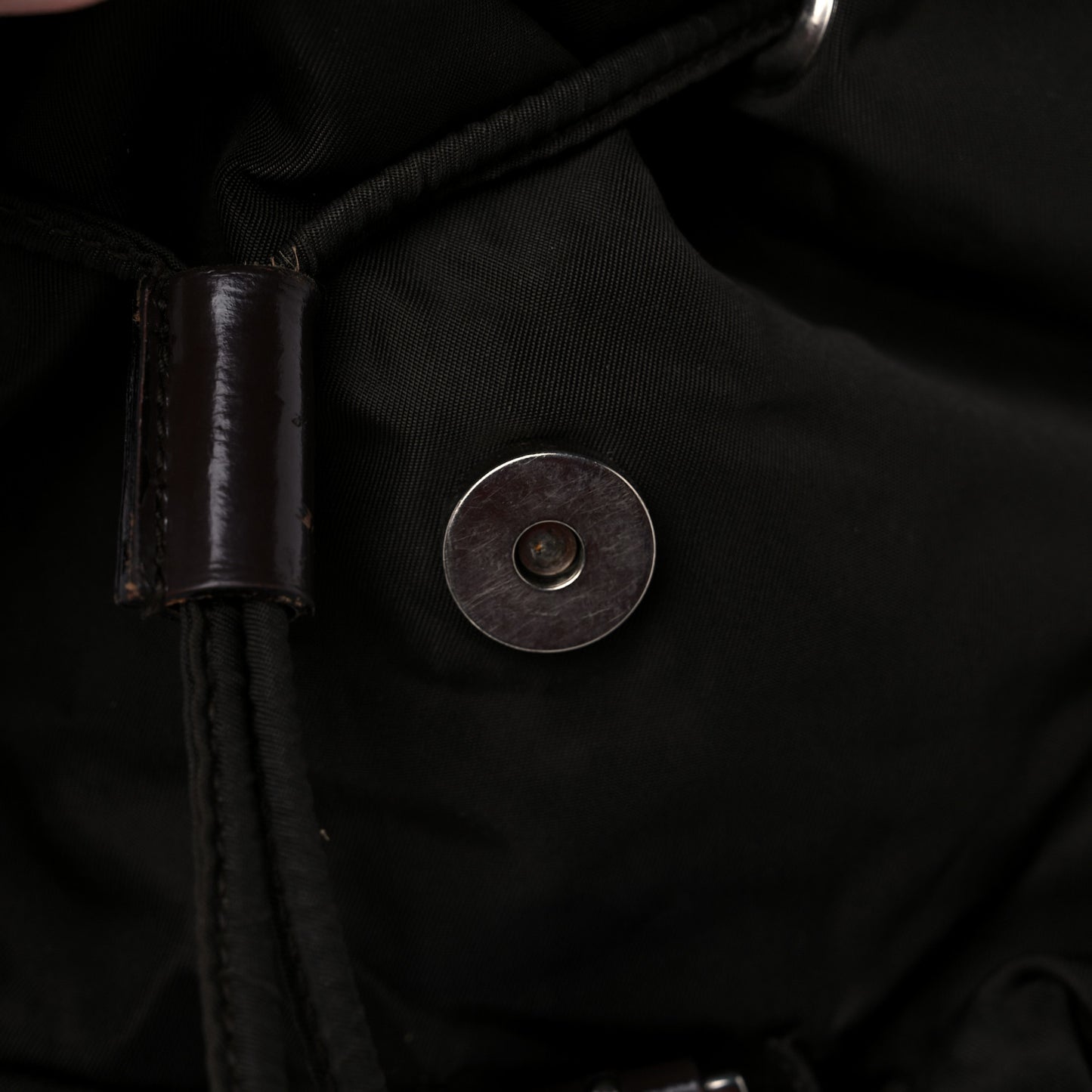 Tessuto Nylon Vela Small Backpack Black