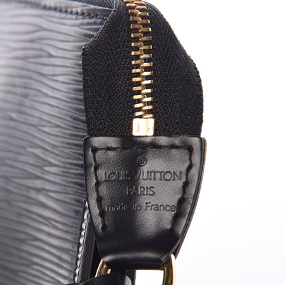 Louis Vuitton Epi Pochette Accessories 24 Black 6 of 8