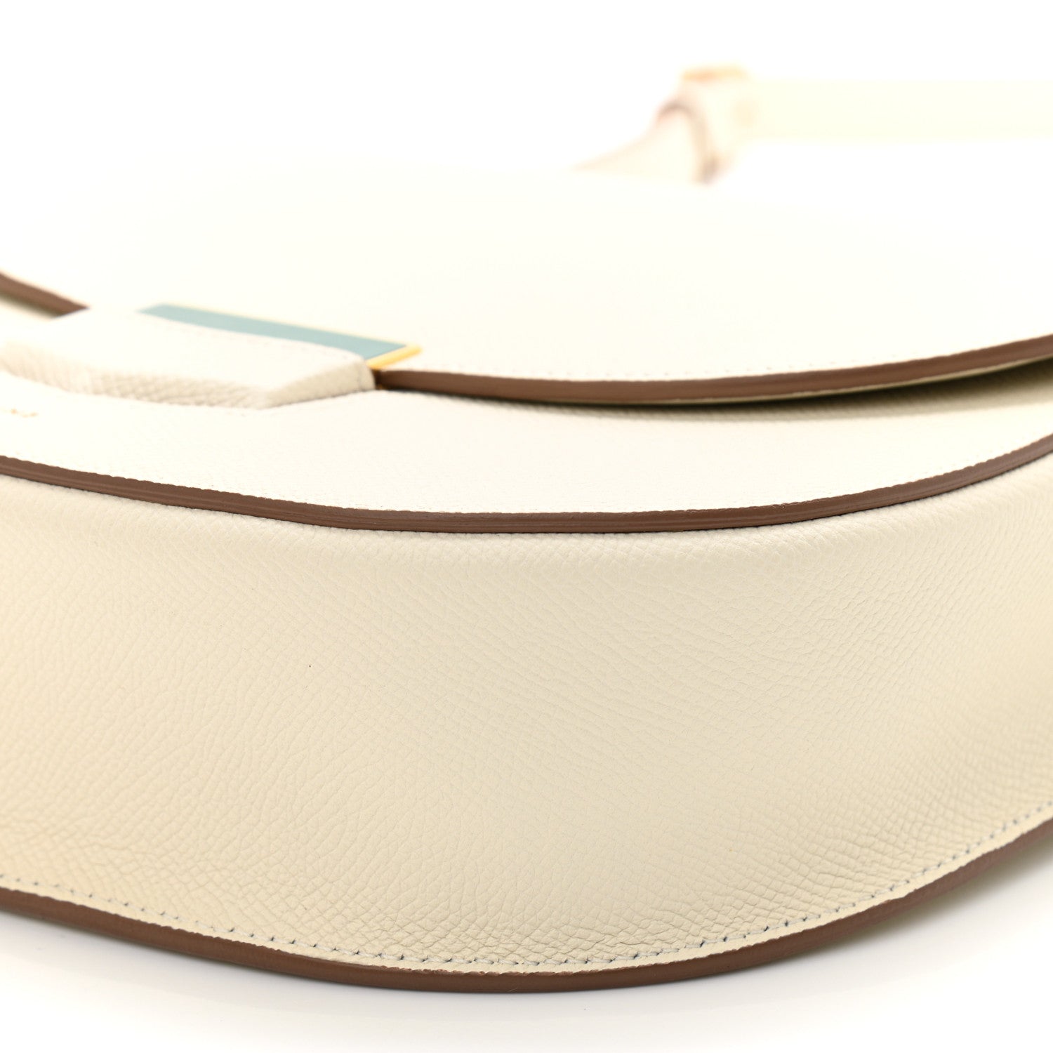 Celine Grained Calfskin Medium Trotteur White 10 of 10