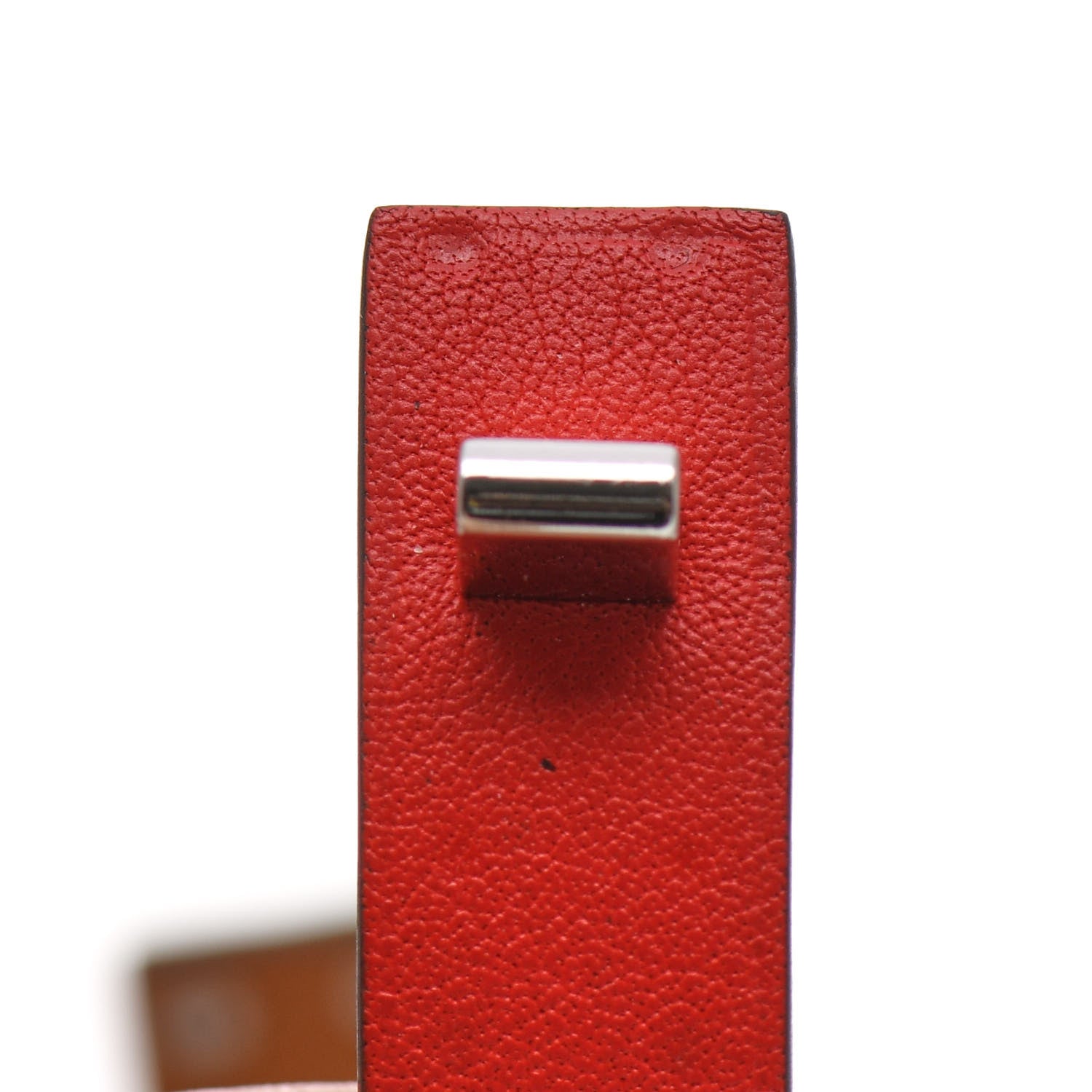 Hermes Swift Mini Dog Clous Carres Bracelet T3 Rouge Tomate 4 of 5