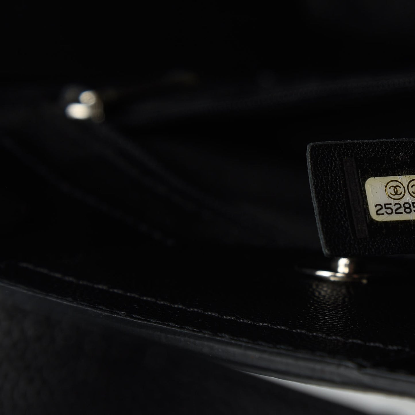 Caviar Small Studded Deauville Tote Black