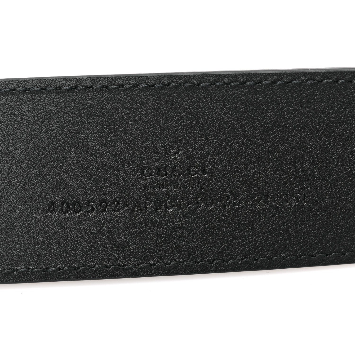 Gucci Calfskin Double G 40mm Belt 90 36 Black 3 of 4