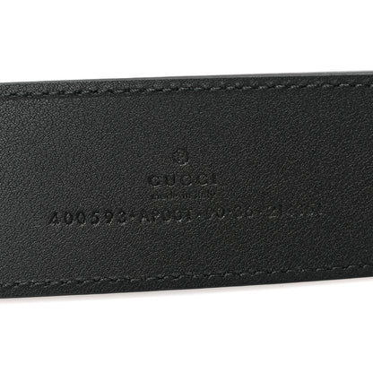 Gucci Calfskin Double G 40mm Belt 90 36 Black 3 of 4