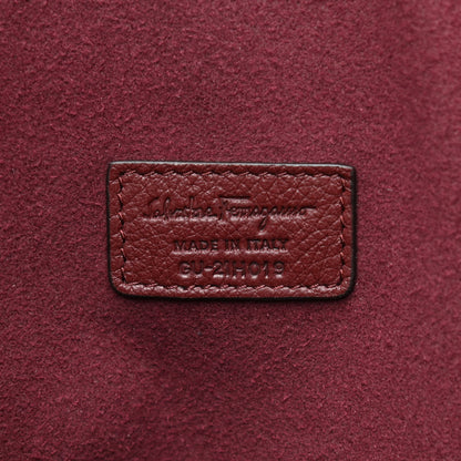 Salvatore Ferragamo Calfskin Medium Gancini Tote Burgundy 6 of 9