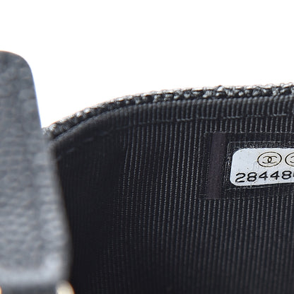 Chanel Caviar Quilted CC Zip Card Holder Black 6 of 7