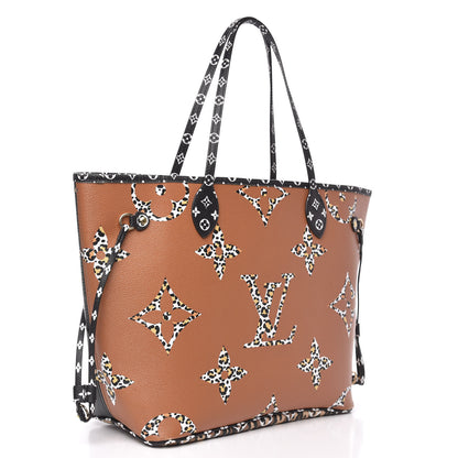 Louis Vuitton Monogram Giant Jungle Neverfull MM Black 3 of 13