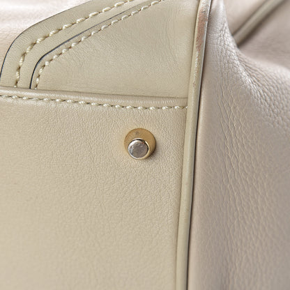 Burberry Grainy Calfskin Small Canterbury Tote Beige 12 of 18