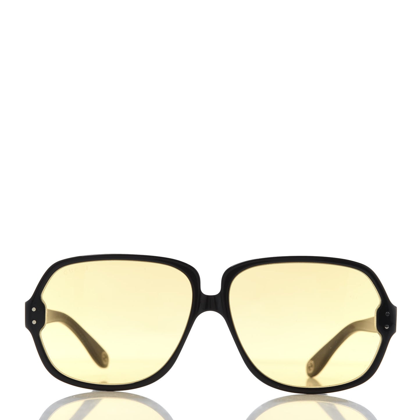 Acetate Sunglasses GG0778S Black Yellow