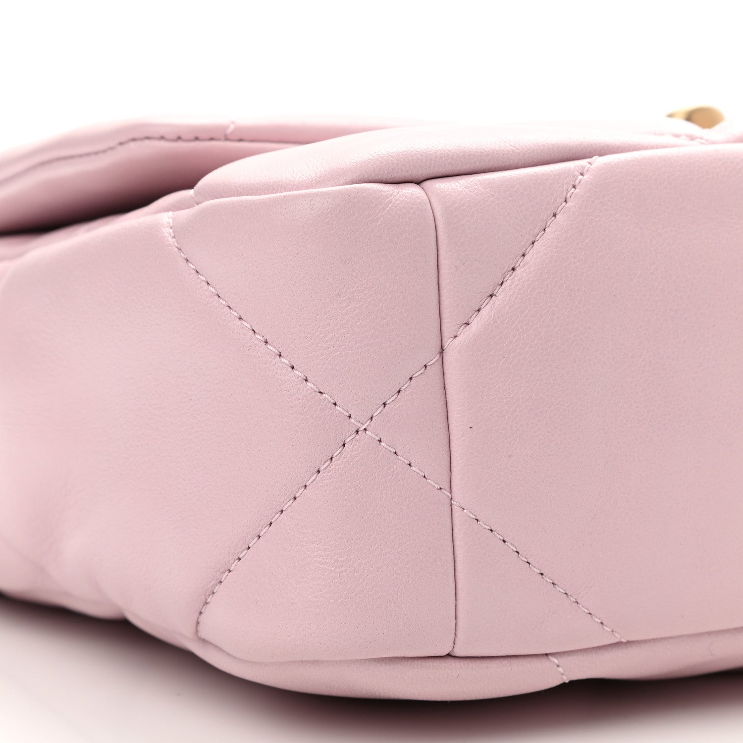 Chanel Lambskin Quilted Medium Chanel 19 Flap Light Pink 9 of 10