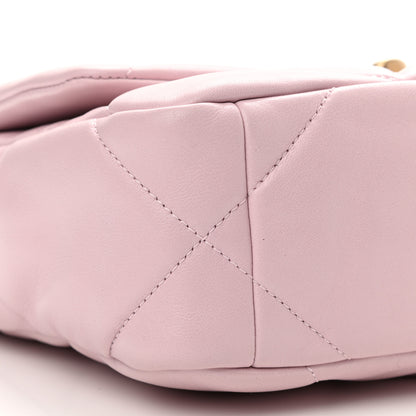 Chanel Lambskin Quilted Medium Chanel 19 Flap Light Pink 9 of 10