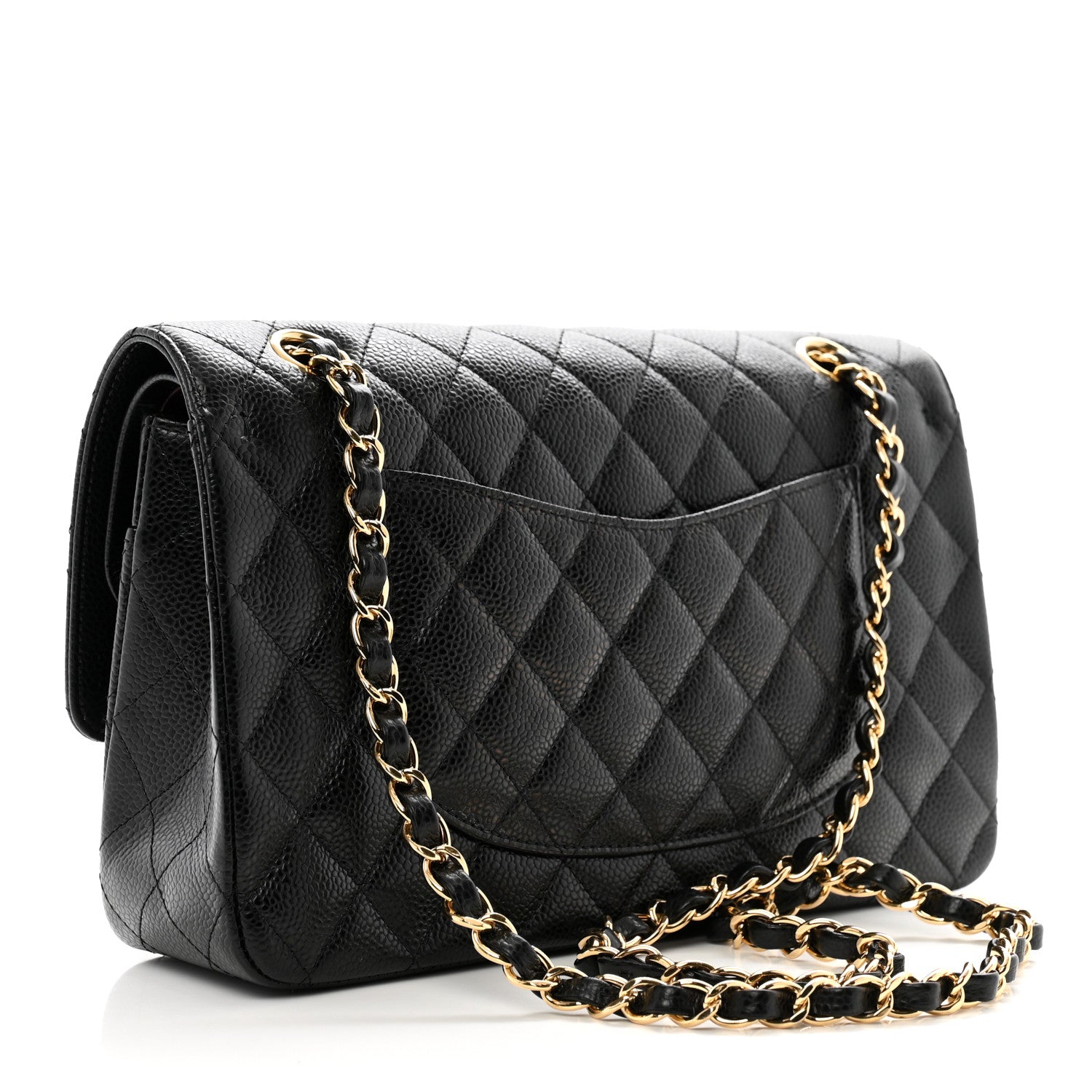 Chanel Caviar Quilted Medium Double Flap Black 3 of 10