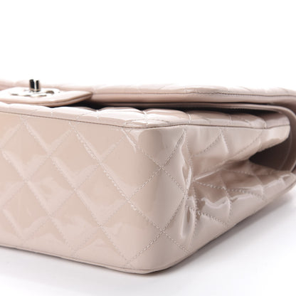 Chanel Patent Quilted Jumbo Double Flap Light Pink 7 of 11