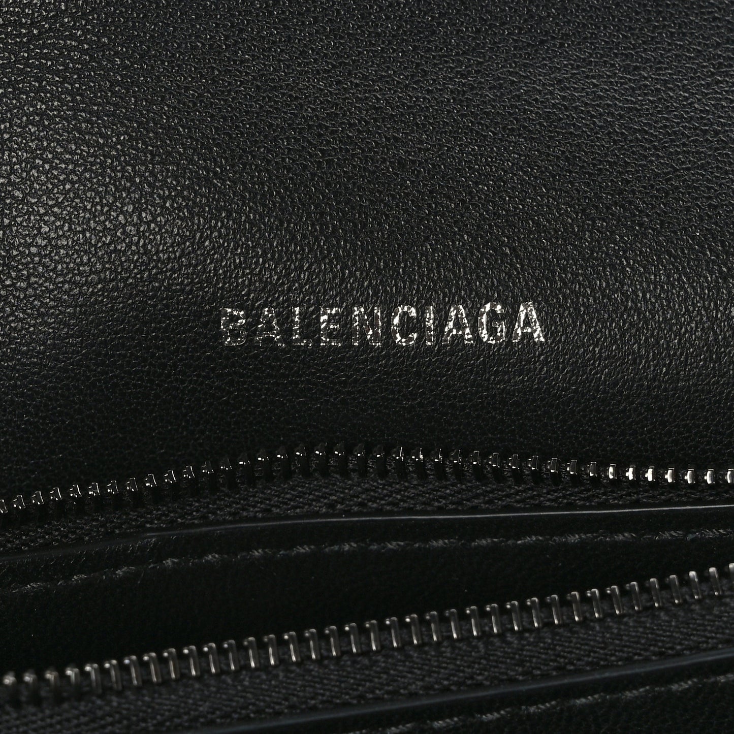 Crushed Calfskin Quilted Matte Black Hardware Medium Crush Chain Bag Black