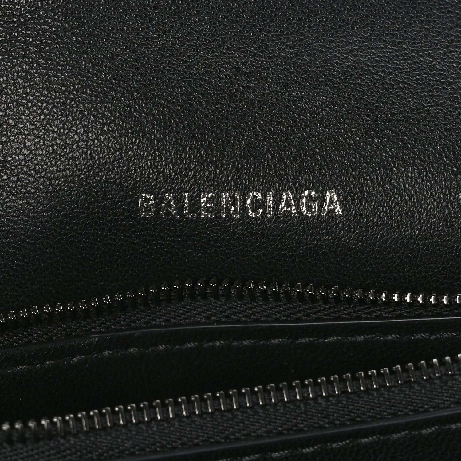 Balenciaga Crushed Calfskin Quilted Matte Black Hardware Medium Crush Chain Bag Black 7 of 9