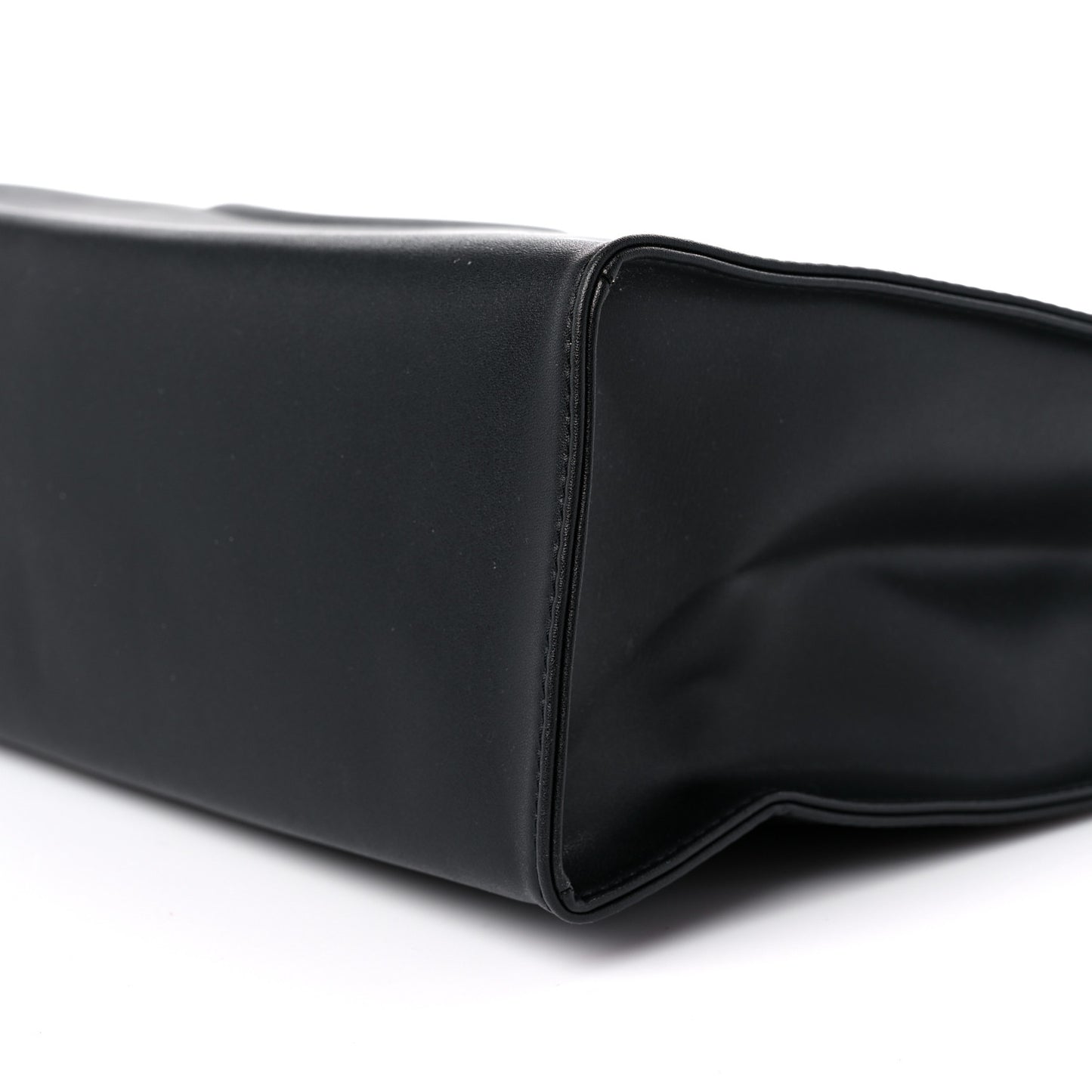 Vegan Leather Medium Shopping Bag Black