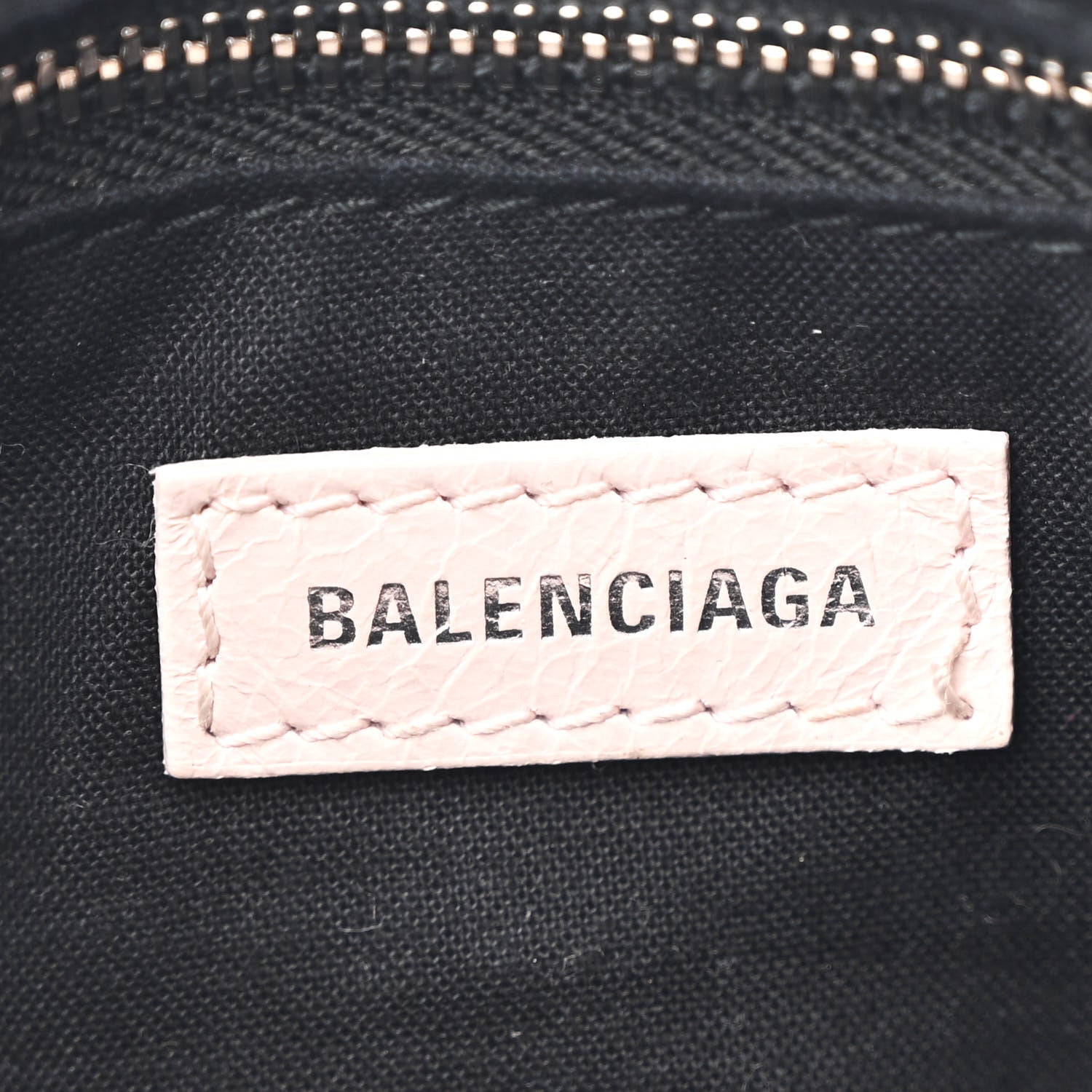 Balenciaga Agneau Classic Silver Hardware Mini City Logo Strap Light Rose White 7 of 13