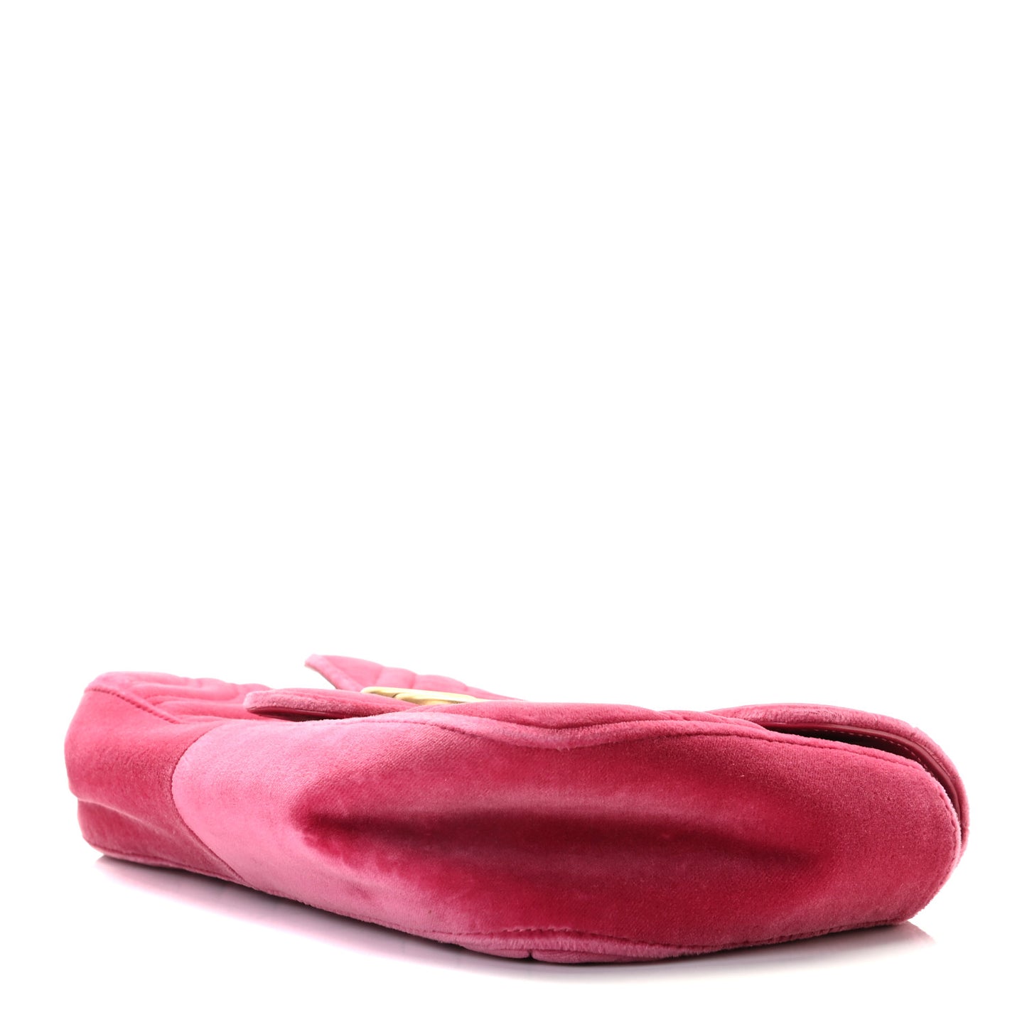 Velvet Matelasse Small GG Marmont Shoulder Bag Light Raspberry Rose