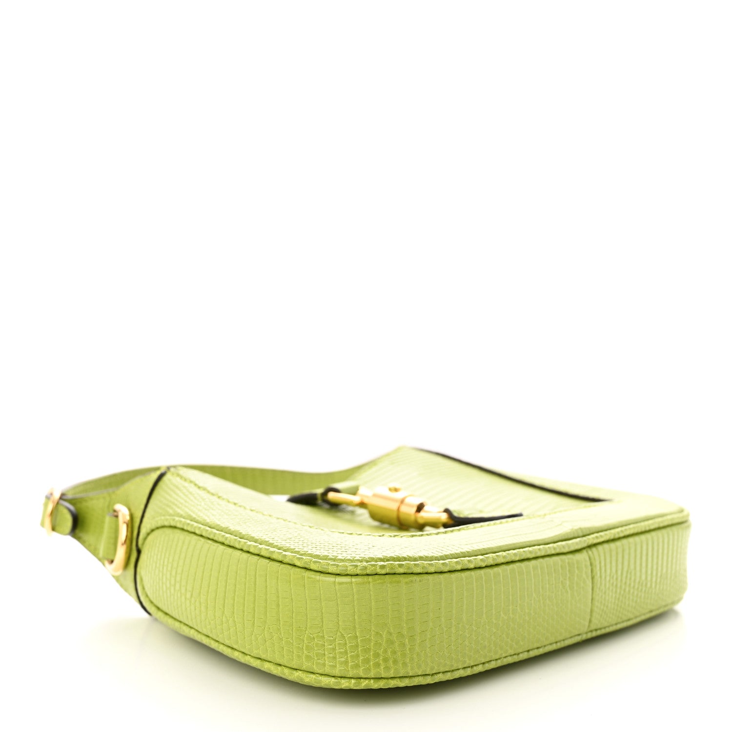Gucci Lizard Mini Jackie 1961 Green 4 of 10