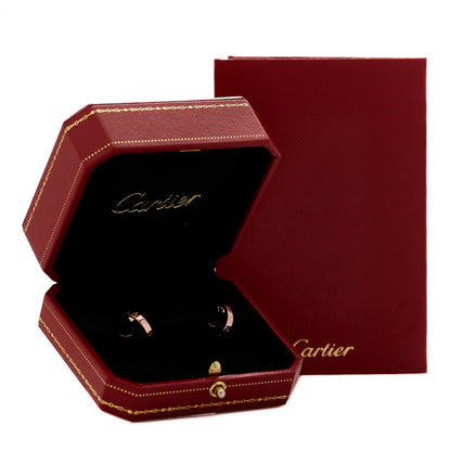 Cartier 18K Pink Gold Small LOVE Hoop Earrings 7 of 7