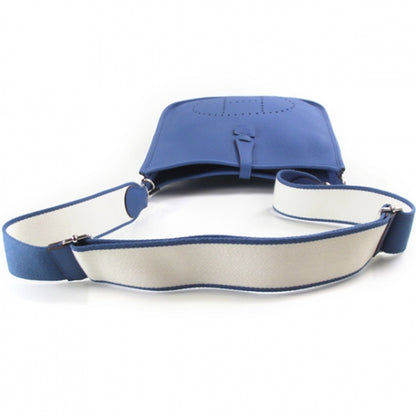 Hermes Clemence Evelyn III Amazone PM Bleu Mykonos 5 of 9